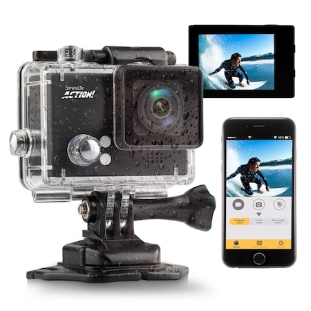 Serenelife 4K Wifi Action Cam With Remote, SLDV4KBK SLDV4KBK